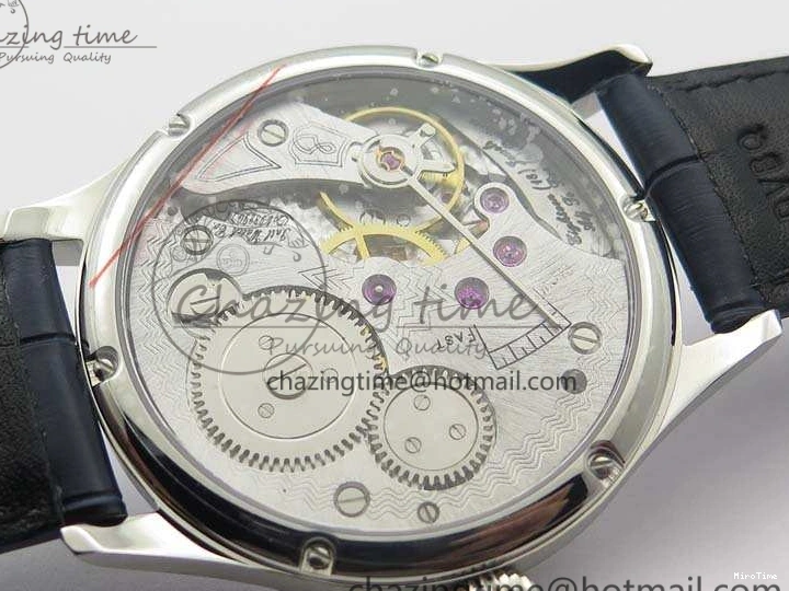 MIROTIME 0701 Portuguese Fa Jones IW544203 SS GSF 1:1 Best Edition White Dial On Leather Strap Trendsetting 7235